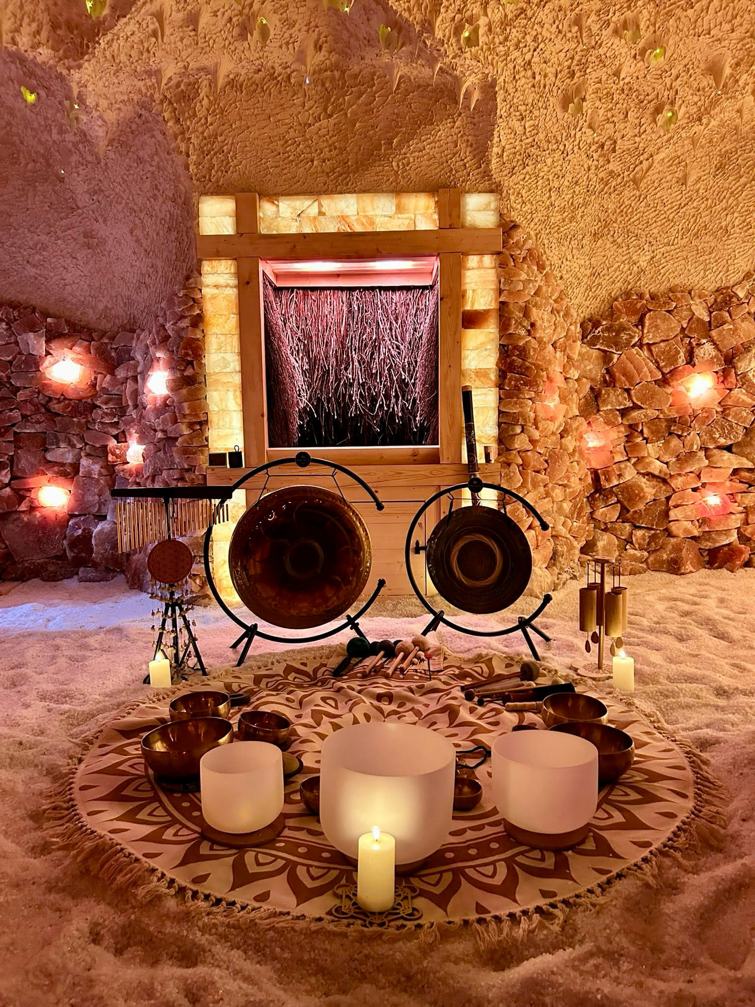 Sound Healing v soľnej jaskyni